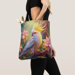 Iridescent Vinge Cockatiel Fantasy Bird Tygkasse