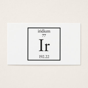 Iridium Visitkort