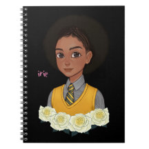 Irie Jamaican Black schoolgirl med naturligt hår