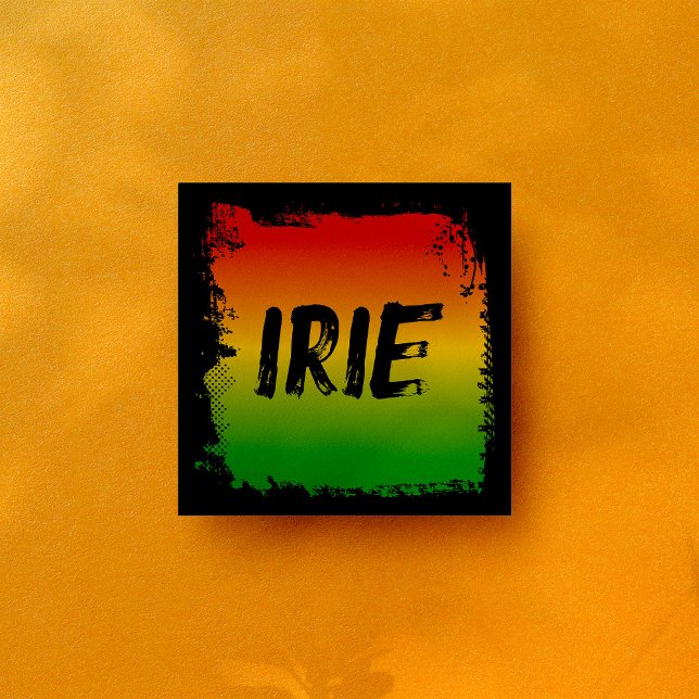 IRIE Jamaican Rasta Caribbean Kitchen Kakelplatta (Skapare uppladdad)