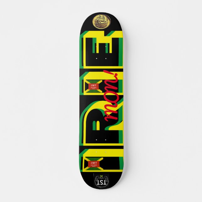 IRIE MON 7 3/4" Skateboard Deck (Framsida)