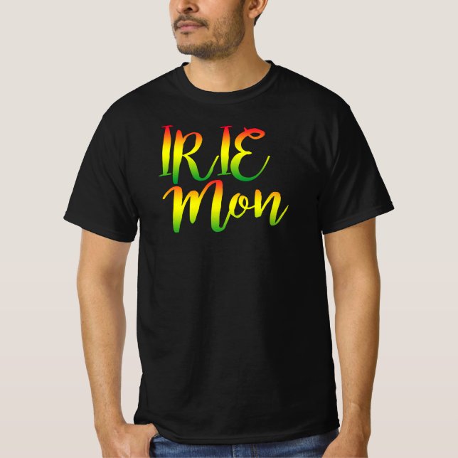Irie Mon - G00d Vibes Only Rasta Reggae Roots Tee (Framsida)