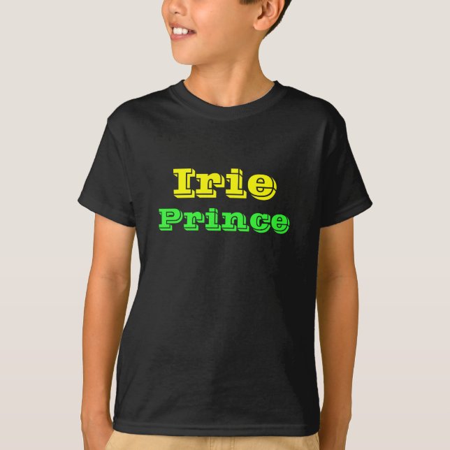 Irie prince jamaica t-shirts (Framsida)