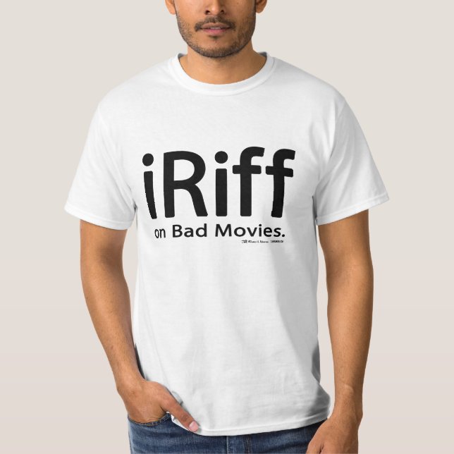iRiff (på dåligafilmer) Tee Shirt (Framsida)
