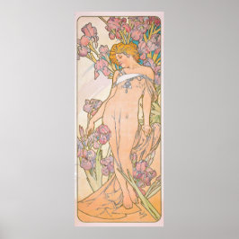 Iris (1897) av Alphonse Mucha Poster