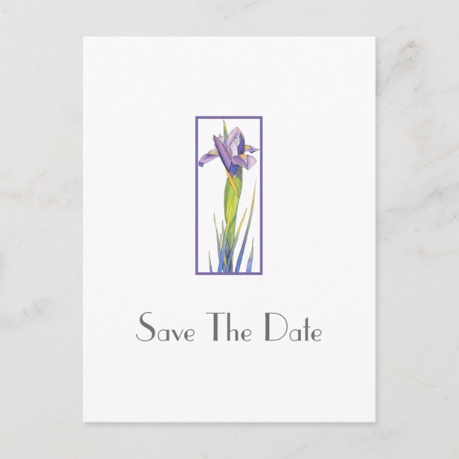 Iris 2-vykort vykort (Framsida)