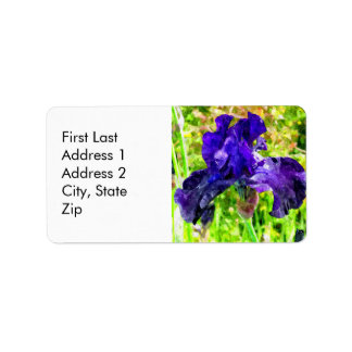 Iris Adressetikett