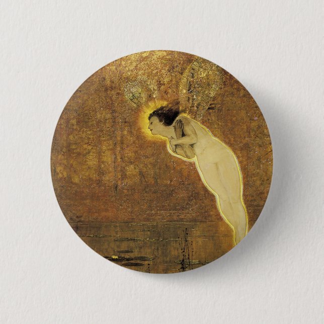 Iris ande av regnbågen knapp (Framsida)