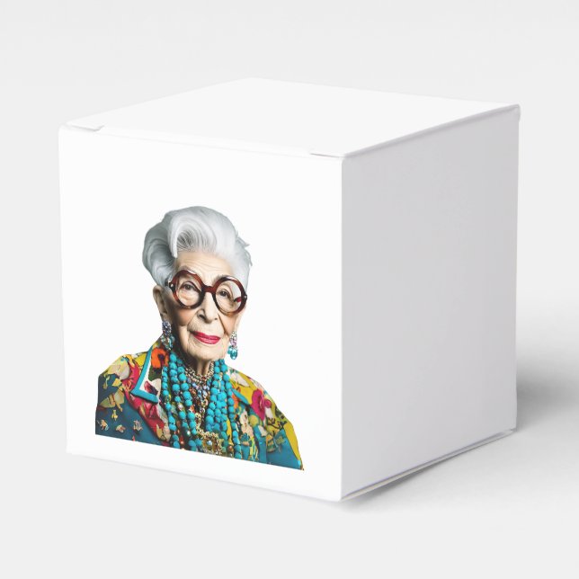 Iris Apfel Presentaskar (Framsidan Sidan)