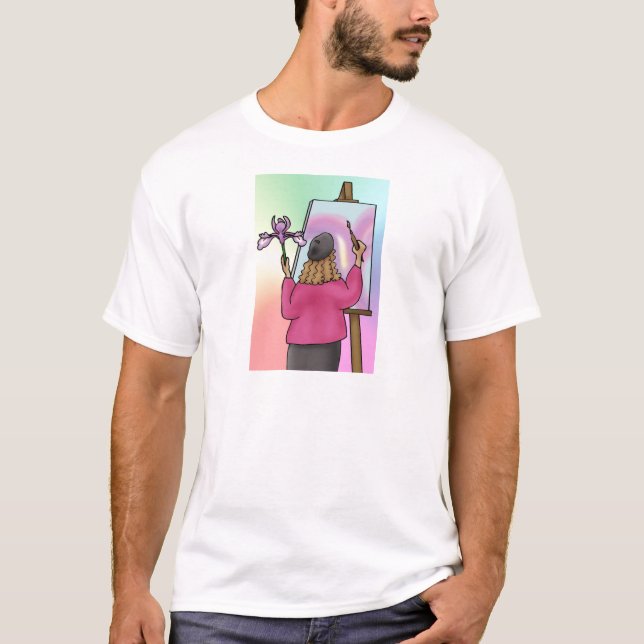 Iris är för inspiration t-shirt (Framsida)