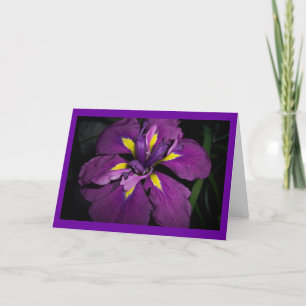 Iris Art Birthday Kort