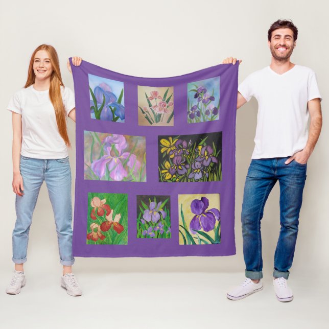 Iris Art Show # 1 Fleecefilt (På plats)