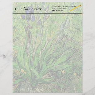 Iris av Van Gogh Brevhuvud