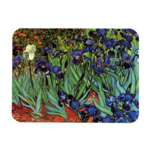 Iris av Vincent van Gogh, Vintage Trädgårdskonst Magnet