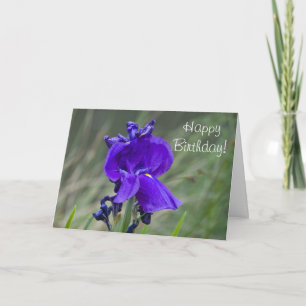 Iris Birthday Card Kort
