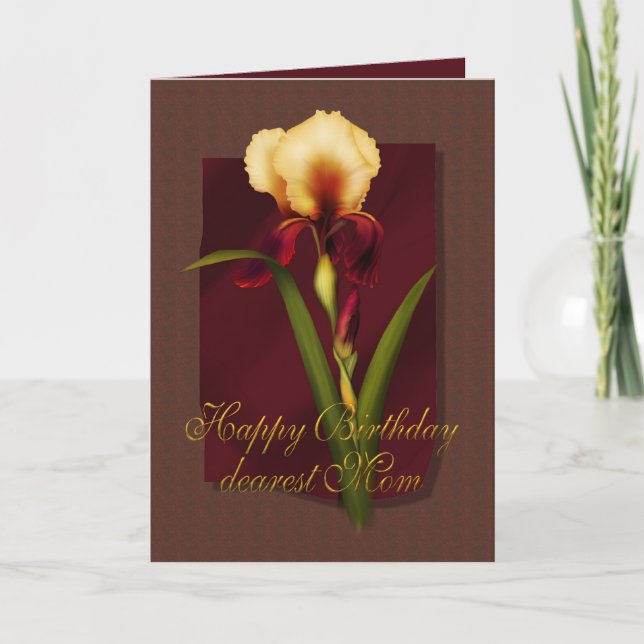 Iris Birthday Kort (Framsida)