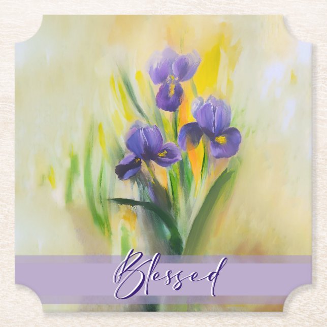 Iris Blessed by Jason Street Underlägg Papper (Framsida)