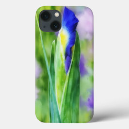 Iris Blombud Abstrakt Stil Konst Telefonfodral