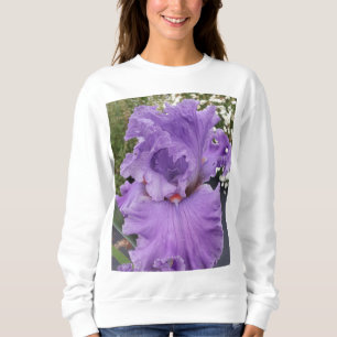 Iris Blomma Blommor Lila Lavendel Syren Blommig T Shirt