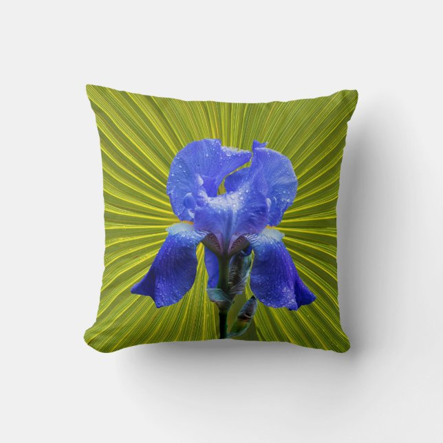 Iris-blomma Kudde (Framsida)