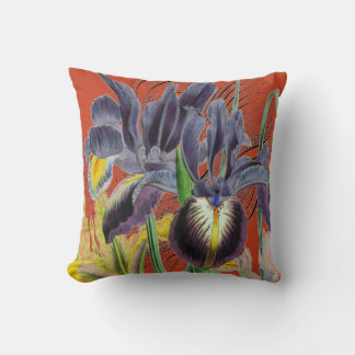Iris Blommigt Fantasy Red 2.0 Kudde