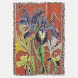 Iris Blommigt Fantasy Red 2.0 Mysfilt