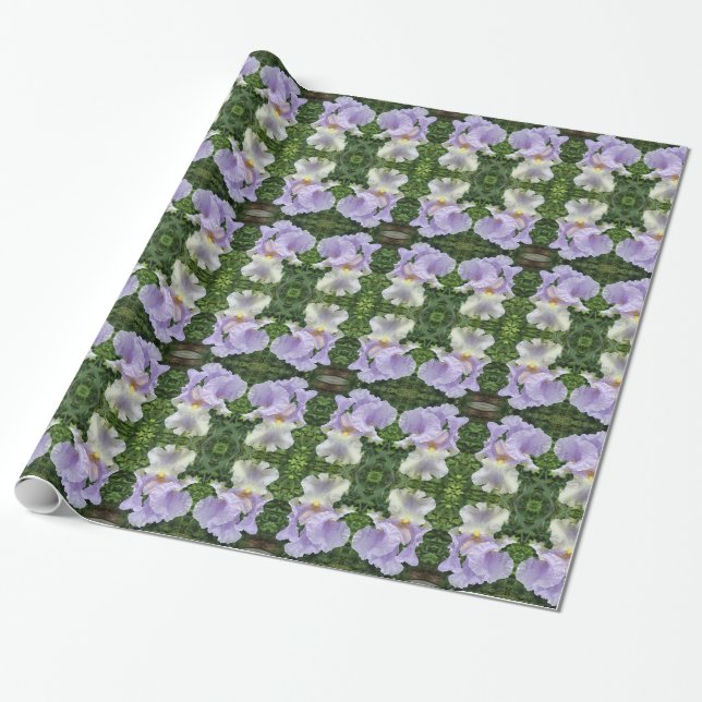 Iris ~ Blommor Collections Gift Papprare Presentpapper (Utrullad)