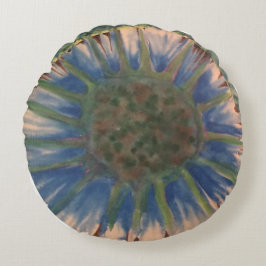 IRIS-bomull runt dekorativ kudde | m3galleryStudio