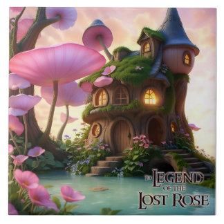 Iris Buttergrowth's Fairy House Ceramic Tile Kakelplatta