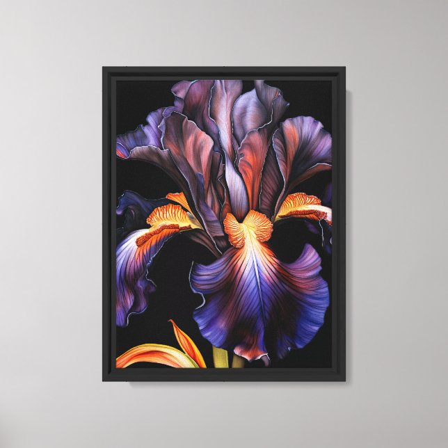 Iris Canvas Väggkonst (Framsida)