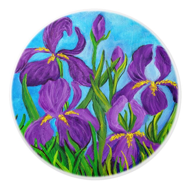 Iris Ceramic Knob Knopp (Framsidan)