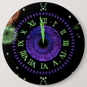 Iris Clock Lila Button Knapp