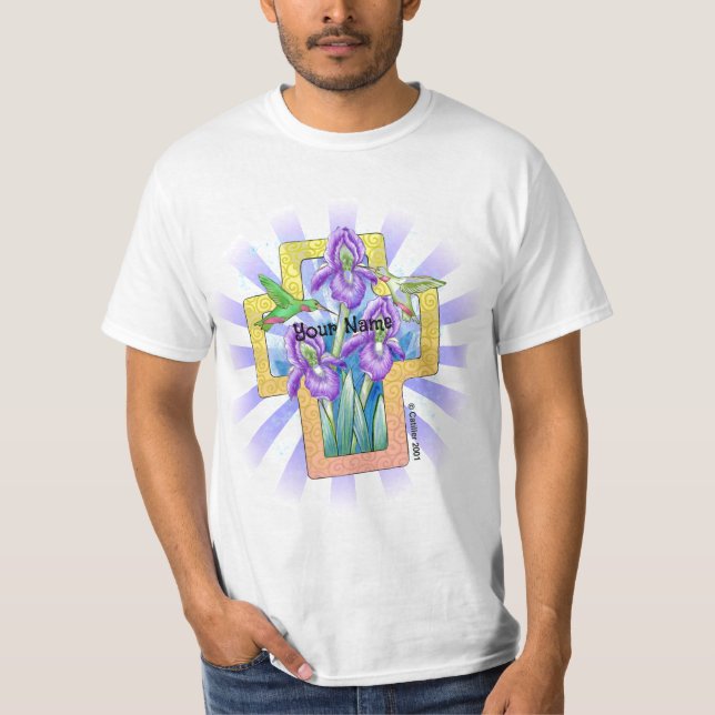 Iris Cross Kristet t-shirt (Framsida)