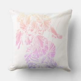 Iris Digital Art Sketch Pilloe Kudde