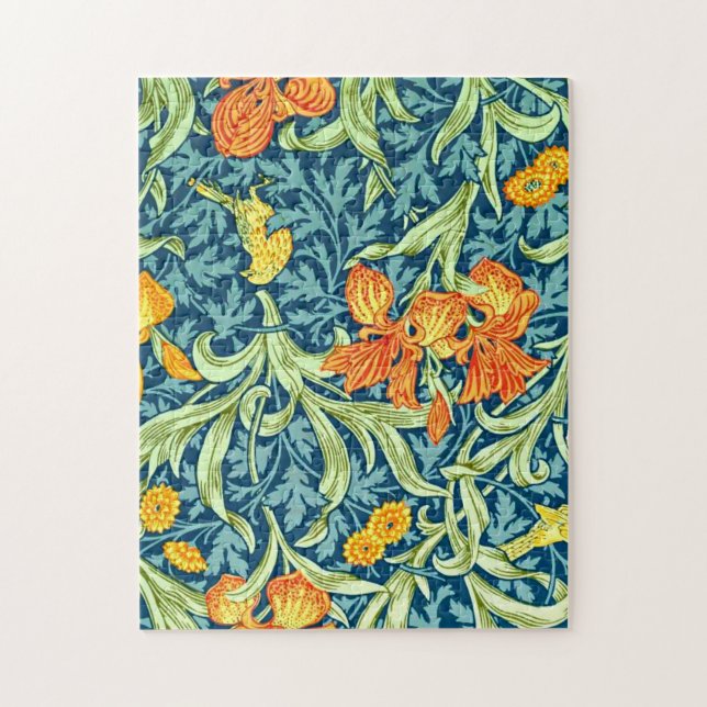 Iris, ett William Morris-mönster, Pussel (Vertikal)