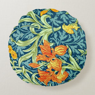 Iris, ett William Morris-mönster, Rund Kudde