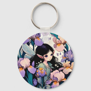Iris Fairy Nyckelring