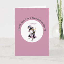 Iris - Fleur-de-Lis Whimsical Blomsterfest Firande Tack Kort