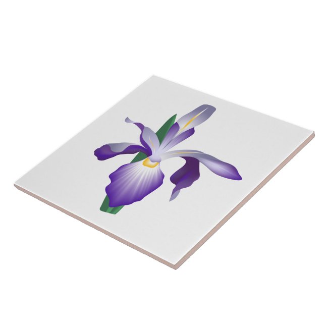 Iris Flower Kakelplatta (Sidan)