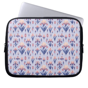 Iris Flower Mönster Laptop Fodral