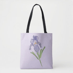 Iris Flower Painting Tygkasse