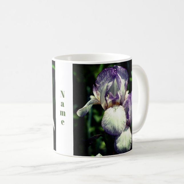 Iris Flower Pair Personlig Kaffemugg (Framsida höger)