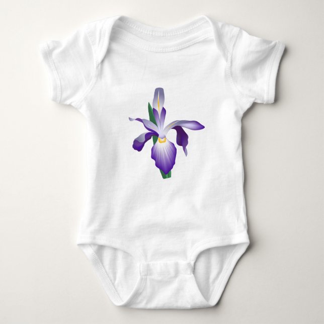 Iris Flower T Shirt (Framsida)
