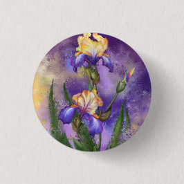 Iris Flowers Button Bevackra Irises Knapp