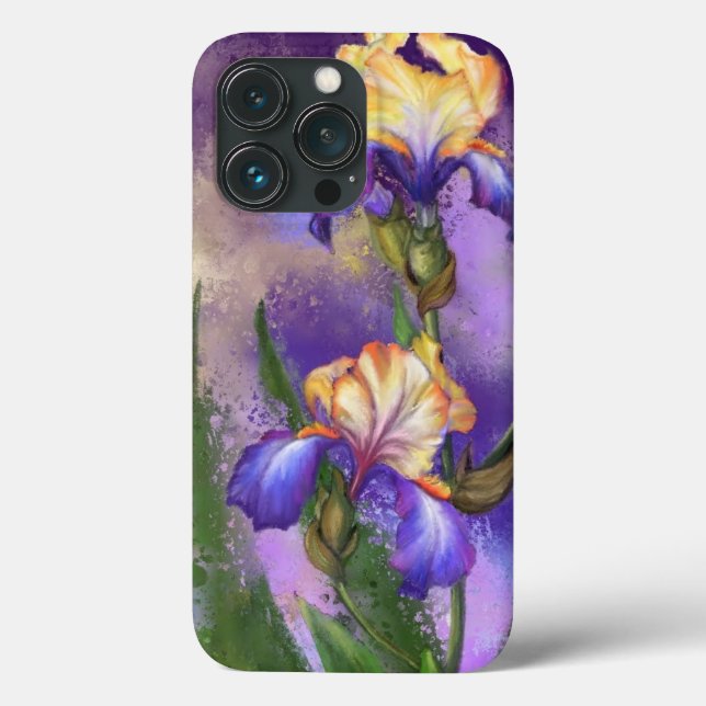 Iris Flowers iphone case (Baksida)