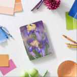 Iris Flowers Irises Vår iPad Mini Skydd<br><div class="desc">Fina Iris Flowers MIGNED Painting Design</div>