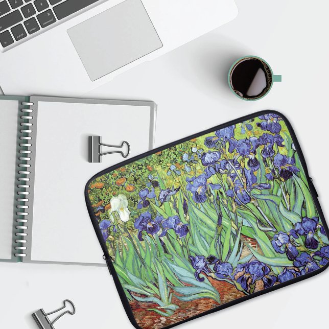 Iris Flowers Vincent van Gogh Laptop Sleeve (Skapare uppladdad)