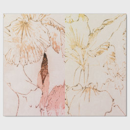 IRIS FLOWERS Wrapping Papper Presentpapper