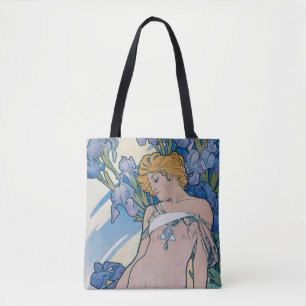 Iris (fyra blommor), Alphonse Mucha Tygkasse