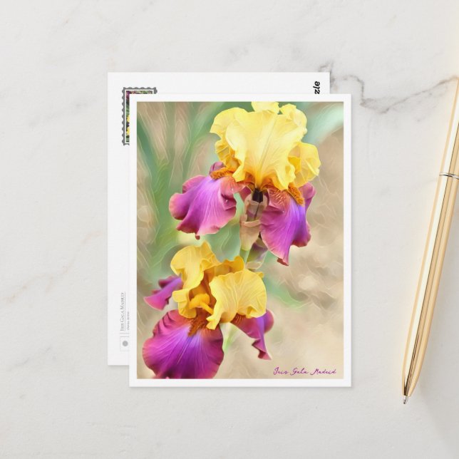 Iris Gala Madrid Vykort (Fram/Back In Situ)